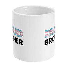 Load image into Gallery viewer, Proud Brother - Transgender Flag Mug | Rainbow &amp; Co