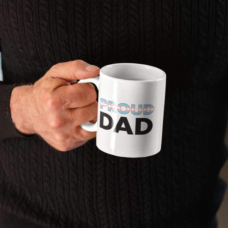 Proud Dad - Transgender Flag Mug | Rainbow & Co