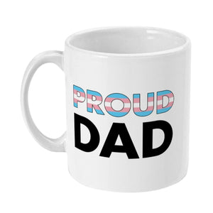 Proud Dad - Transgender Flag Mug | Rainbow & Co