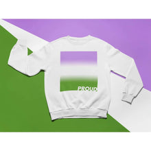 Load image into Gallery viewer, Proud Genderqueer Sweatshirt | Rainbow &amp; Co