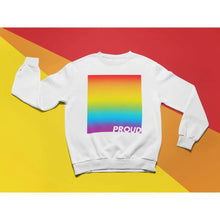 Load image into Gallery viewer, Proud LGBTQ+ Rainbow Sweatshirt | Rainbow &amp; Co