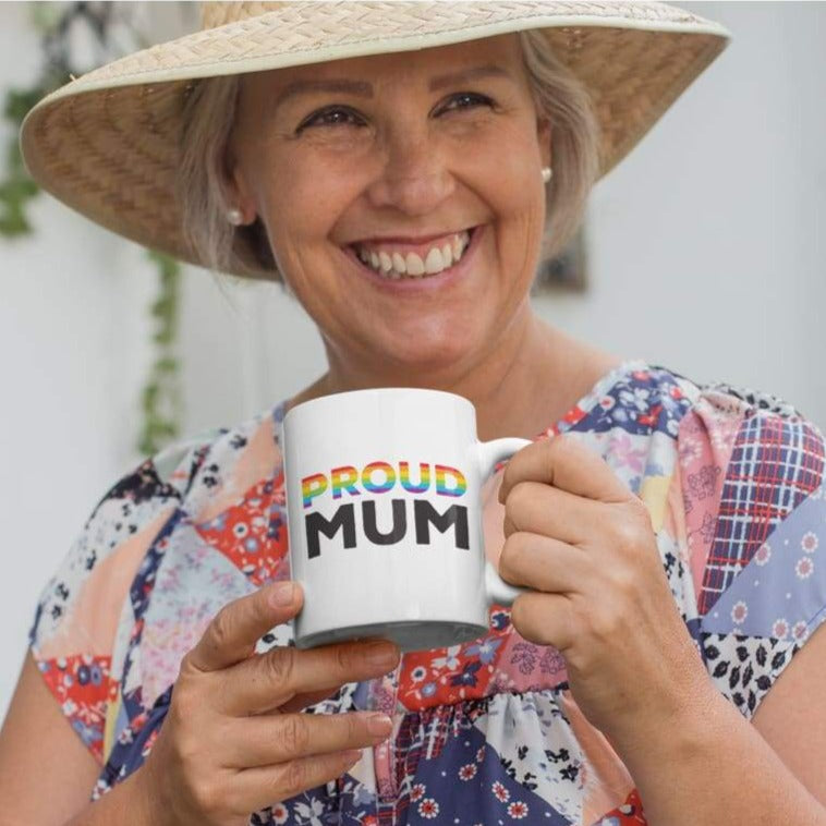 Proud Mum - Rainbow Flag Mug | Rainbow & Co