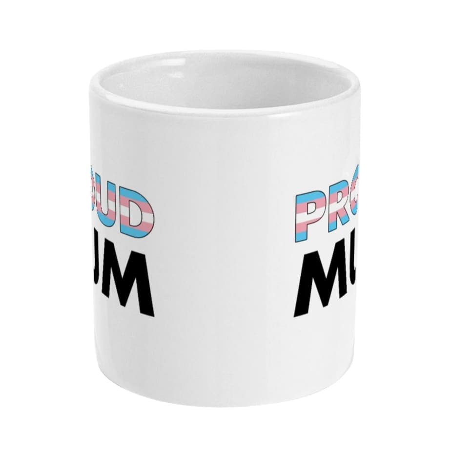Proud Mum - Transgender Flag Mug | Rainbow & Co