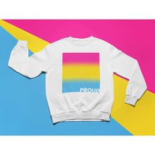 Load image into Gallery viewer, Proud Pansexual Sweatshirt | Rainbow &amp; Co