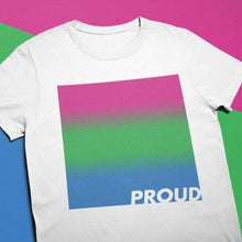 Load image into Gallery viewer, Proud Polysexual T Shirt | Rainbow &amp; Co
