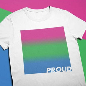 Proud Polysexual T Shirt | Rainbow & Co