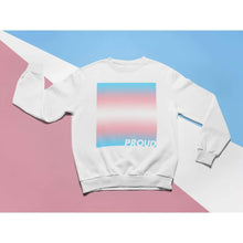 Load image into Gallery viewer, Proud Transgender Sweatshirt | Rainbow &amp; Co
