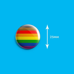 QPOC Inclusive Pride Flag Badge | Rainbow & Co