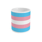 Transgender Pride Flag Coffee Mug | Rainbow & Co