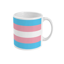 Load image into Gallery viewer, Transgender Pride Flag Coffee Mug | Rainbow &amp; Co