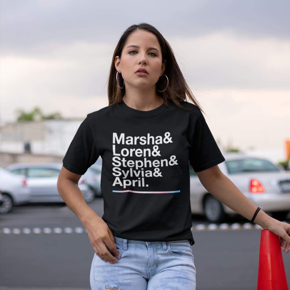Trans Pride T Shirt | Transgender Icons | Rainbow & Co